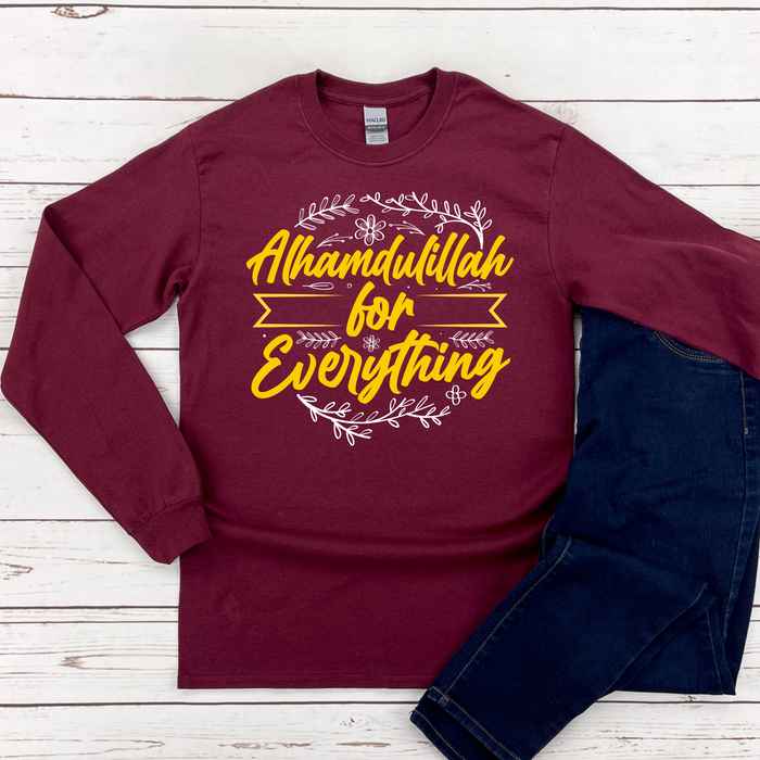 Alhamdulillah for Everything Long Sleeve Shirt