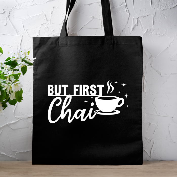But First Chai Tote Bag