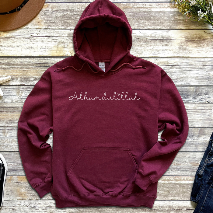 Alhamdulillah with Moon & Star Hoodie