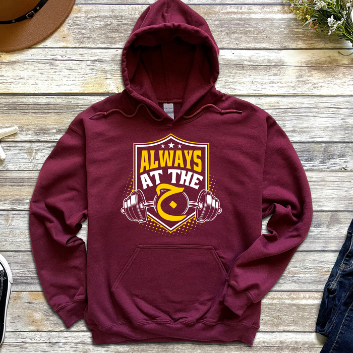 Always at the ج ("Gym") Graphic Hoodie