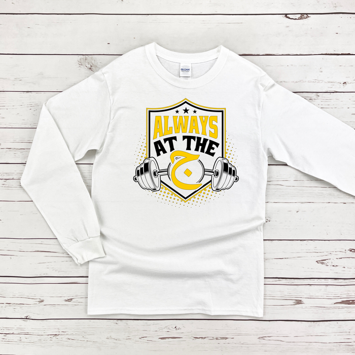 Always at the ج ("Gym") Graphic Long Sleeve Shirt