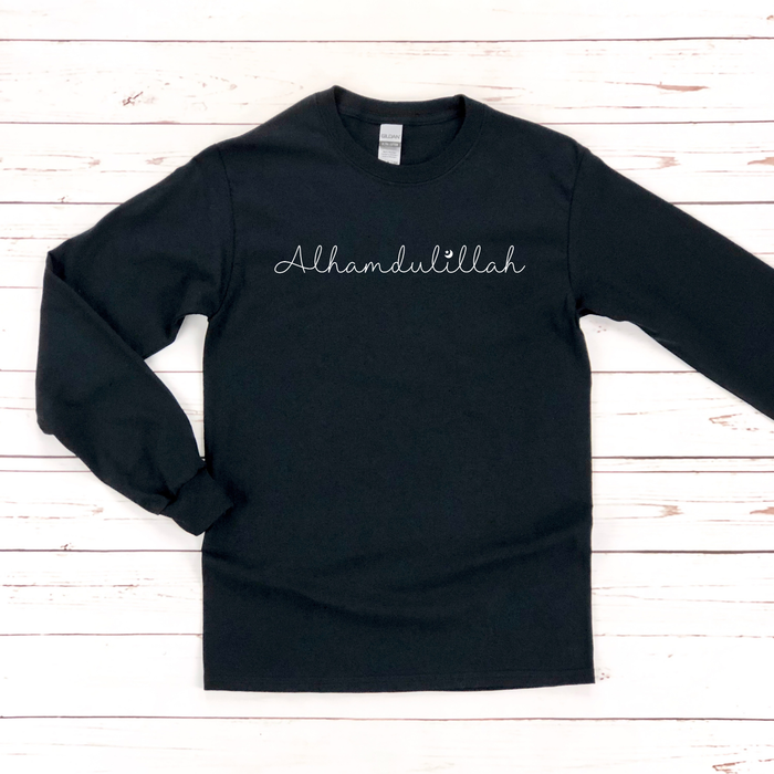 Alhamdulillah with Moon & Star Long Sleeve Shirt