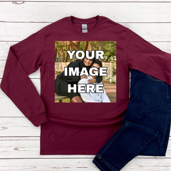 Personalized Photo Long Sleeve Shirt