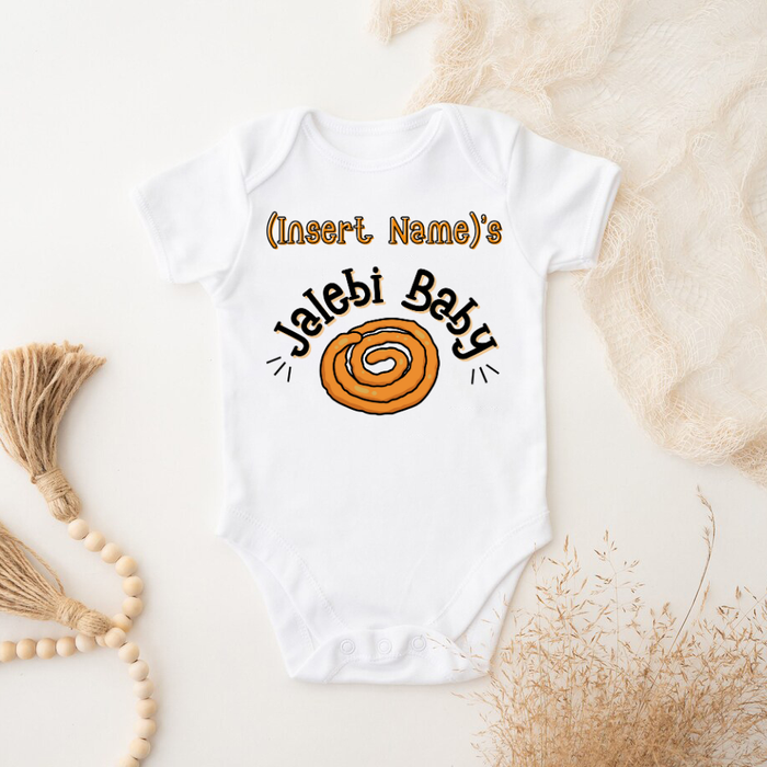 Personalized Jalebi Baby Onesie