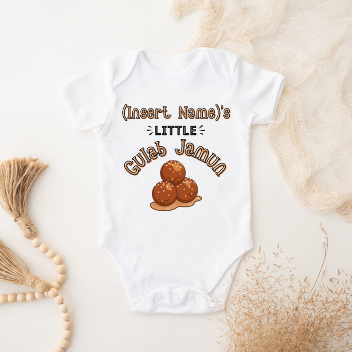 Personalized Little Gulab Jamun Onesie