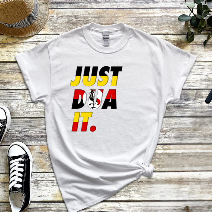 Just Dua It Uganda Flag T-Shirt