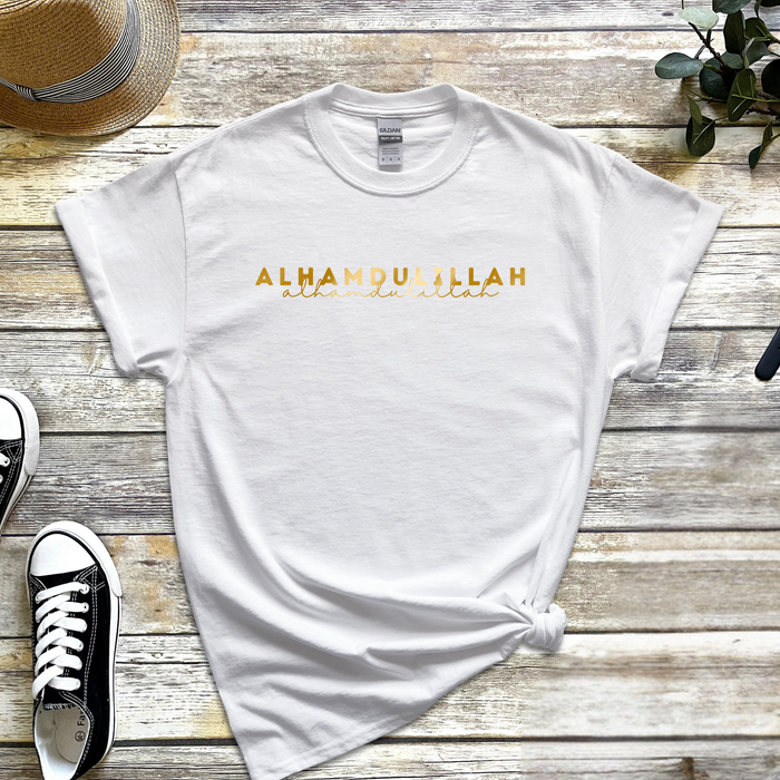 GOLD Alhamdulillah T-Shirt