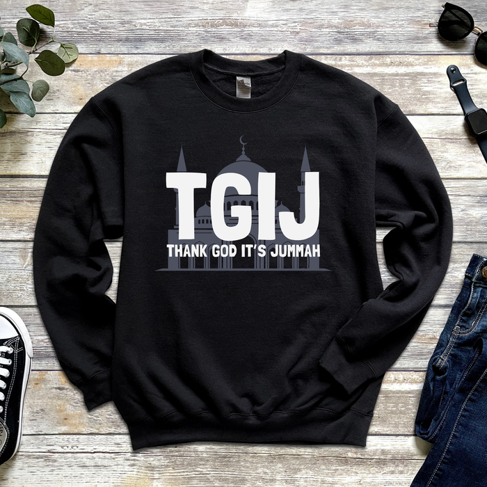 TGIJ (Thank God It's Jummah) Sweatshirt