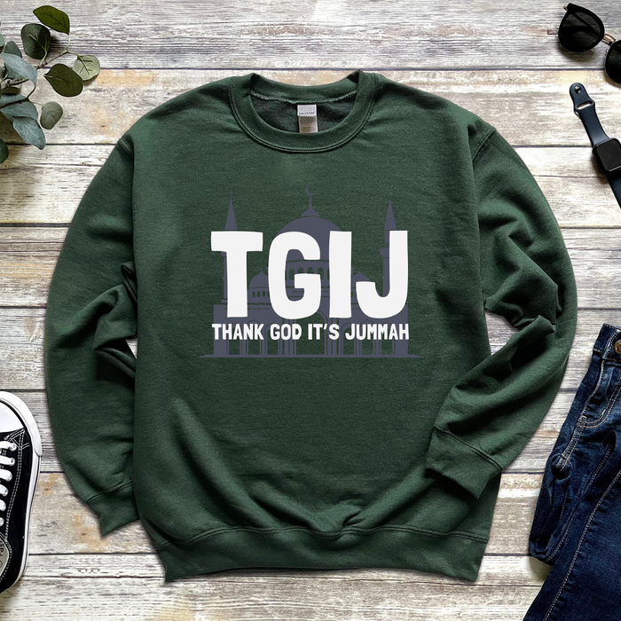 TGIJ (Thank God It's Jummah) Sweatshirt