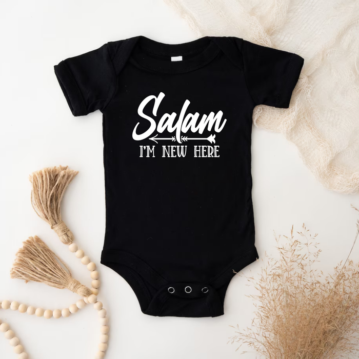 Salam I'm New Here Onesie