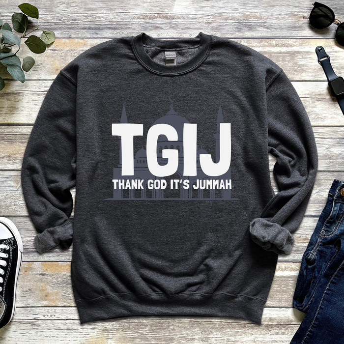 TGIJ (Thank God It's Jummah) Sweatshirt