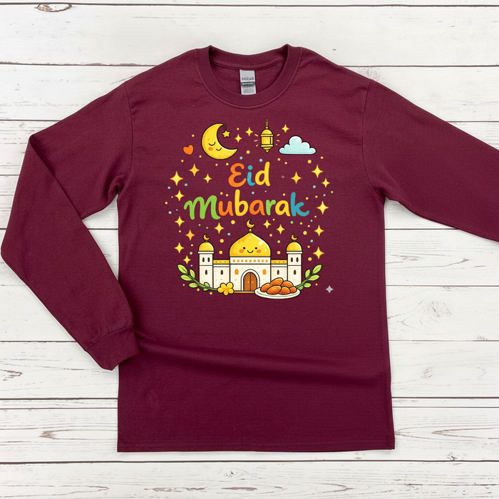 Eid Mubarak Long Sleeve Shirt