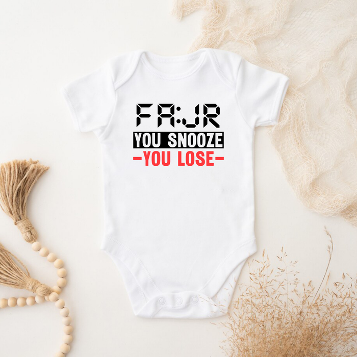 Fajr You Snooze You Lose Onesie