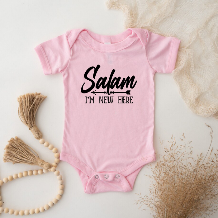 Salam I'm New Here Onesie