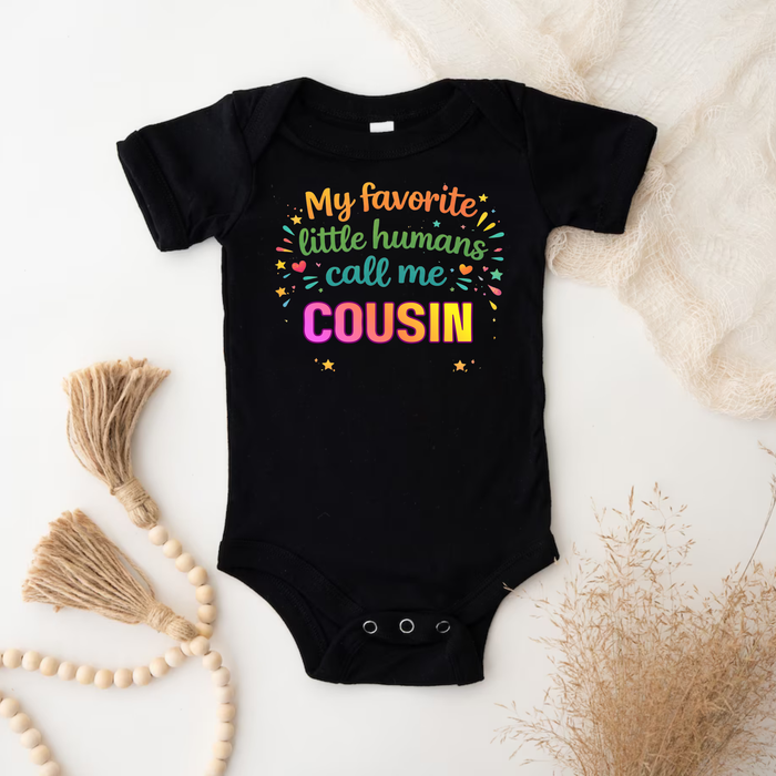 My Favorite Little Humans Call Me [Relative] Personalized Onesie