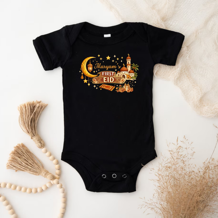 Personalized My First Eid Islamic Onesie