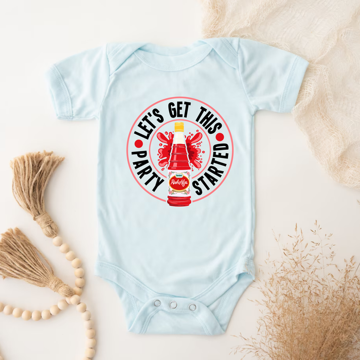 Let's Get This Party Started Onesie