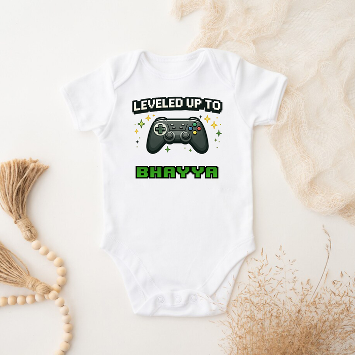 Leveled Up to [Relative] Personalized Onesie