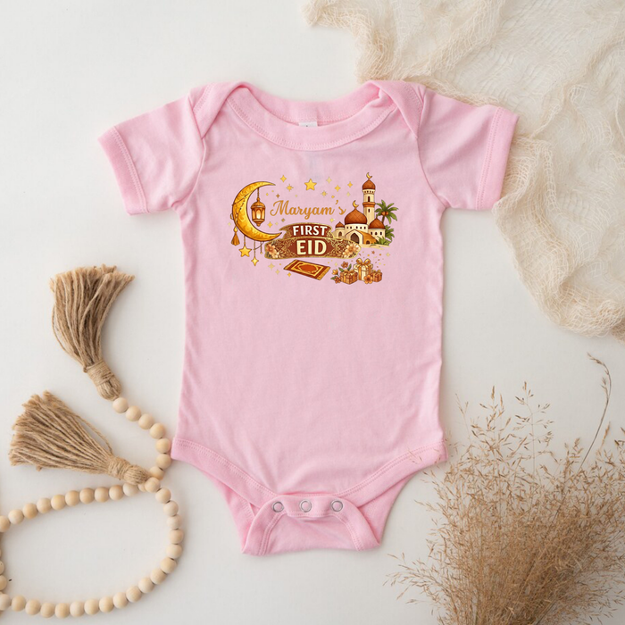 Personalized My First Eid Islamic Onesie