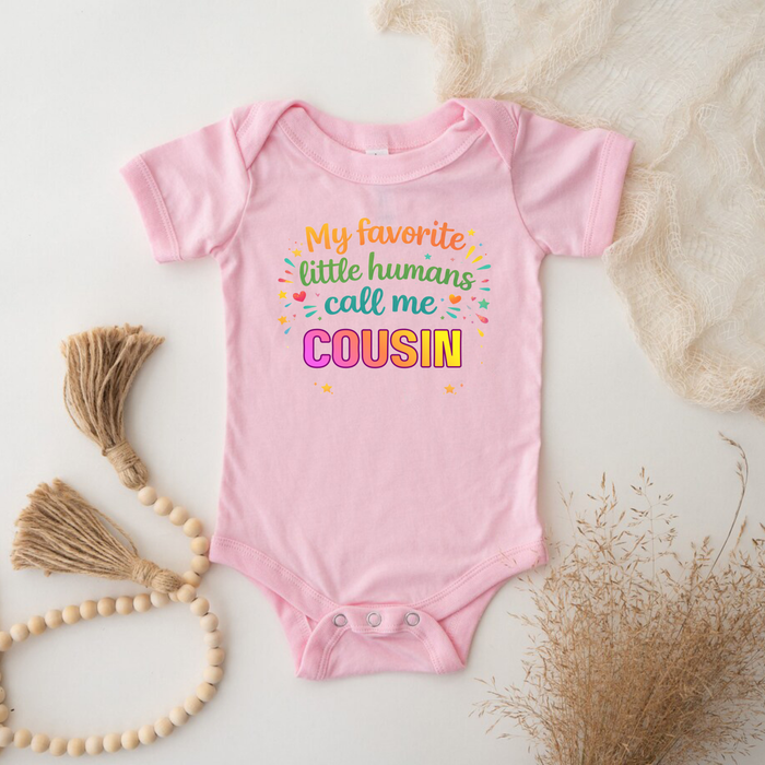 My Favorite Little Humans Call Me [Relative] Personalized Onesie