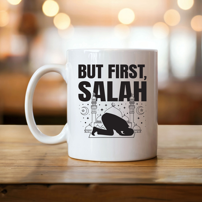 But First Salah Mug (Double-Sided Print)
