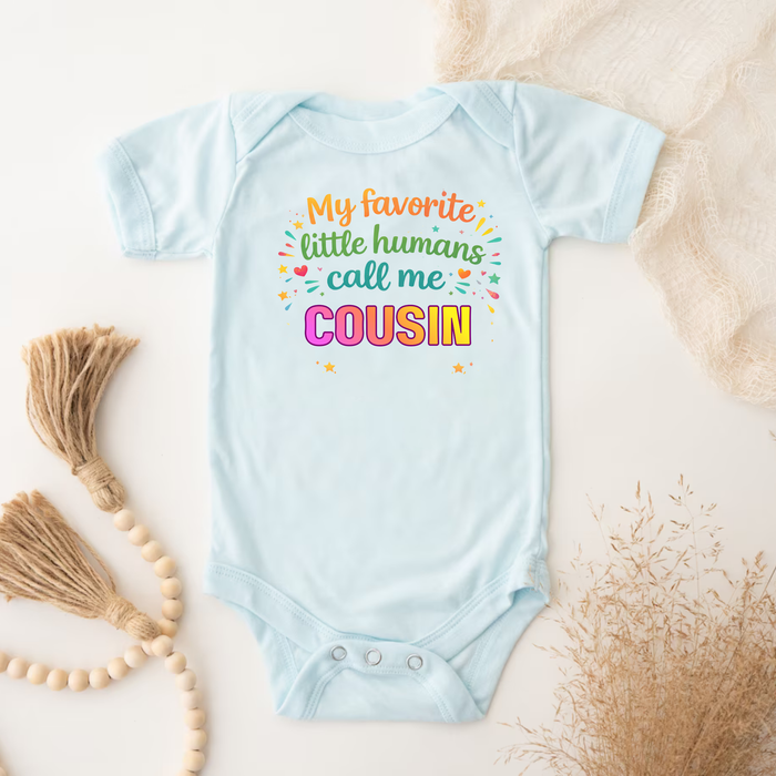 My Favorite Little Humans Call Me [Relative] Personalized Onesie