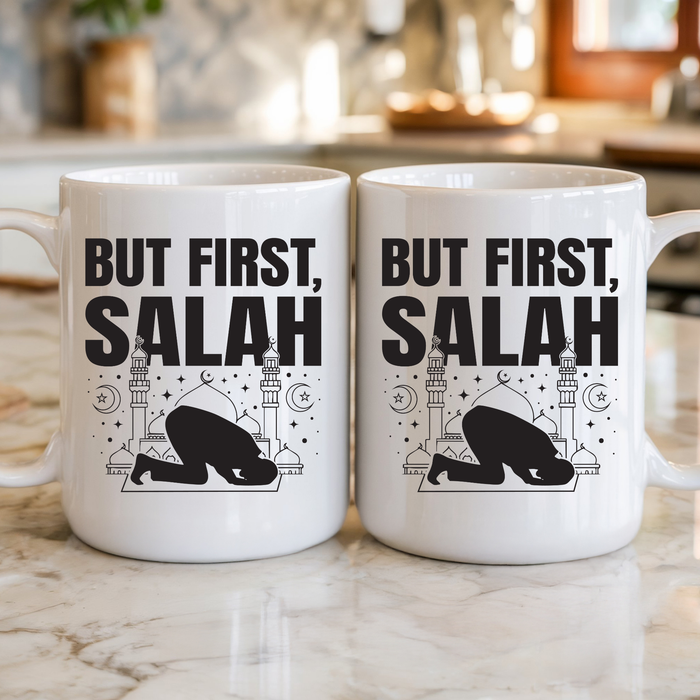 But First Salah Mug (Double-Sided Print)