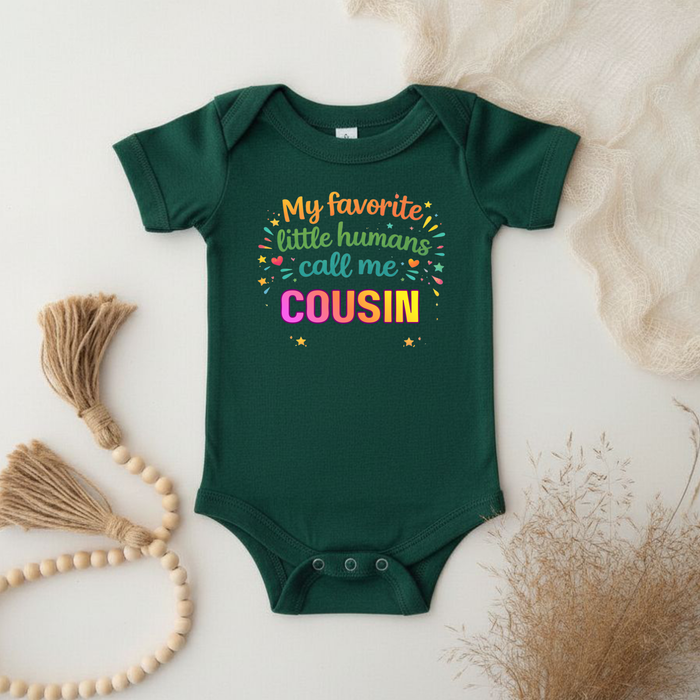 My Favorite Little Humans Call Me [Relative] Personalized Onesie