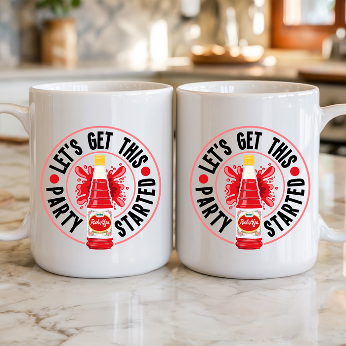 Let's Get This Party Started Mug (Double-Sided Print)