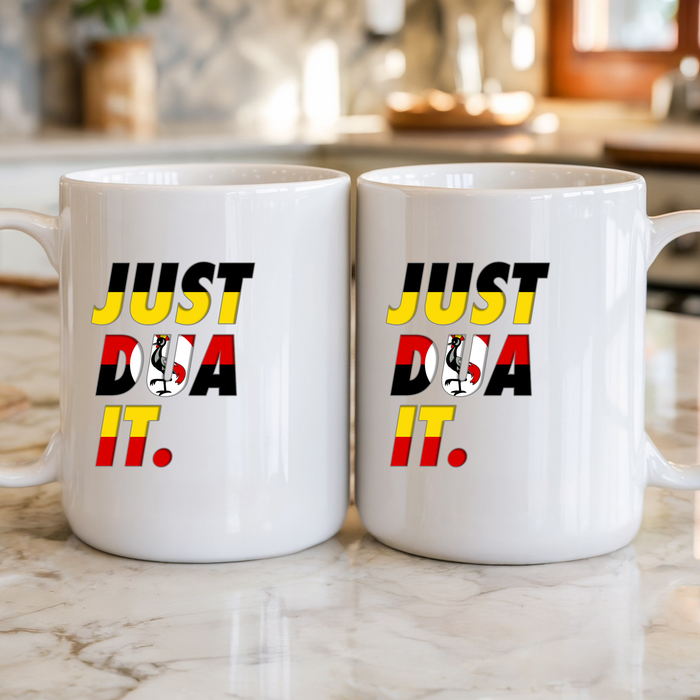 Just Dua It Uganda Flag Mug (Double-Sided Print)