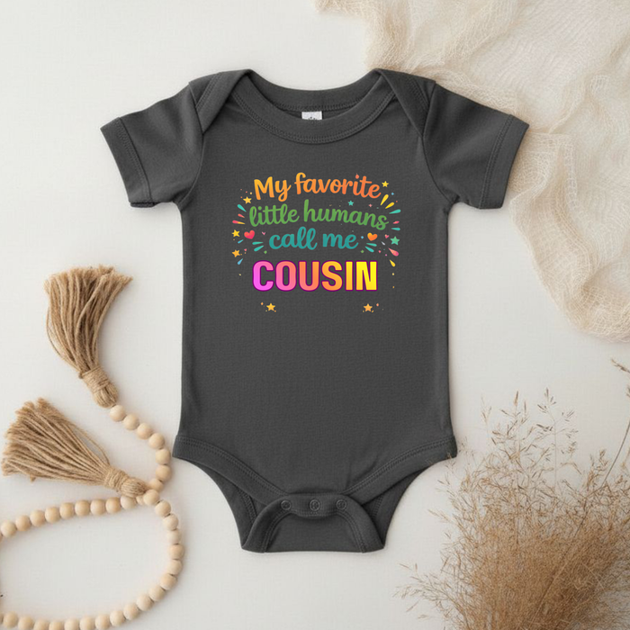 My Favorite Little Humans Call Me [Relative] Personalized Onesie