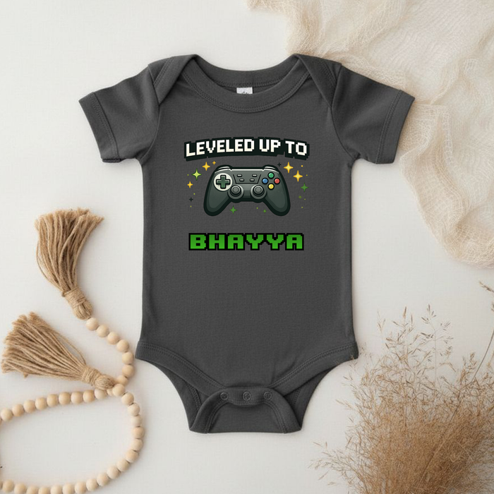 Leveled Up to [Relative] Personalized Onesie
