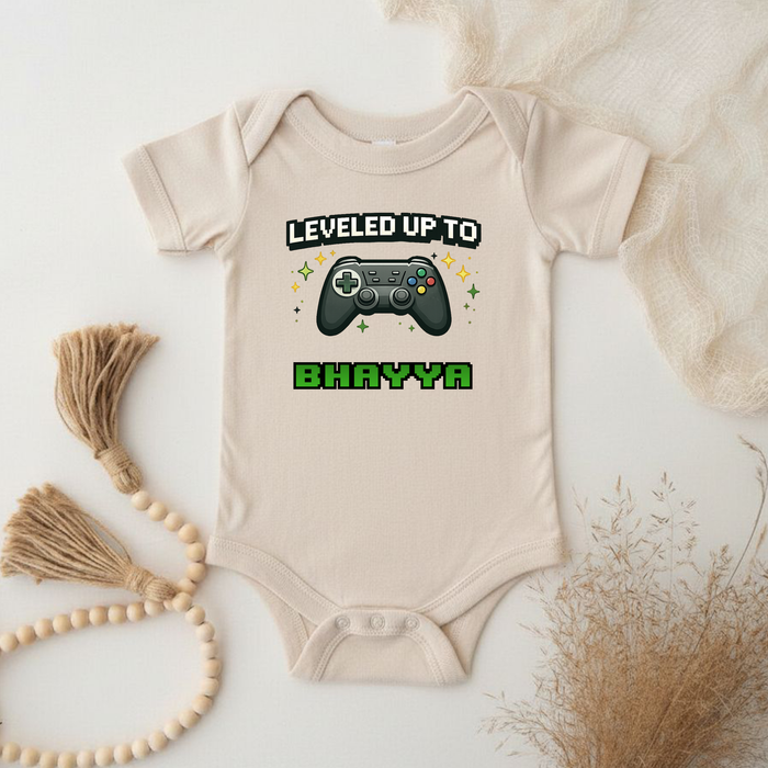 Leveled Up to [Relative] Personalized Onesie
