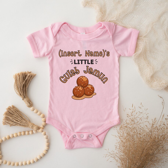 Personalized Little Gulab Jamun Onesie