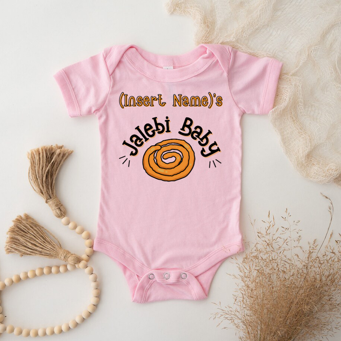 Personalized Jalebi Baby Onesie