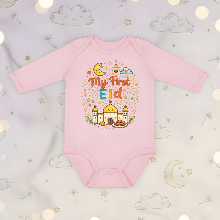 My First Eid Long Sleeve Onesie