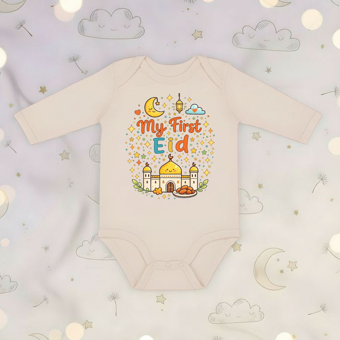 My First Eid Long Sleeve Onesie