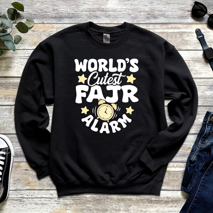 World's Cutest Fajr Alarm Sweatshirt