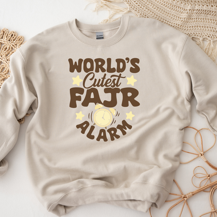 World's Cutest Fajr Alarm Sweatshirt