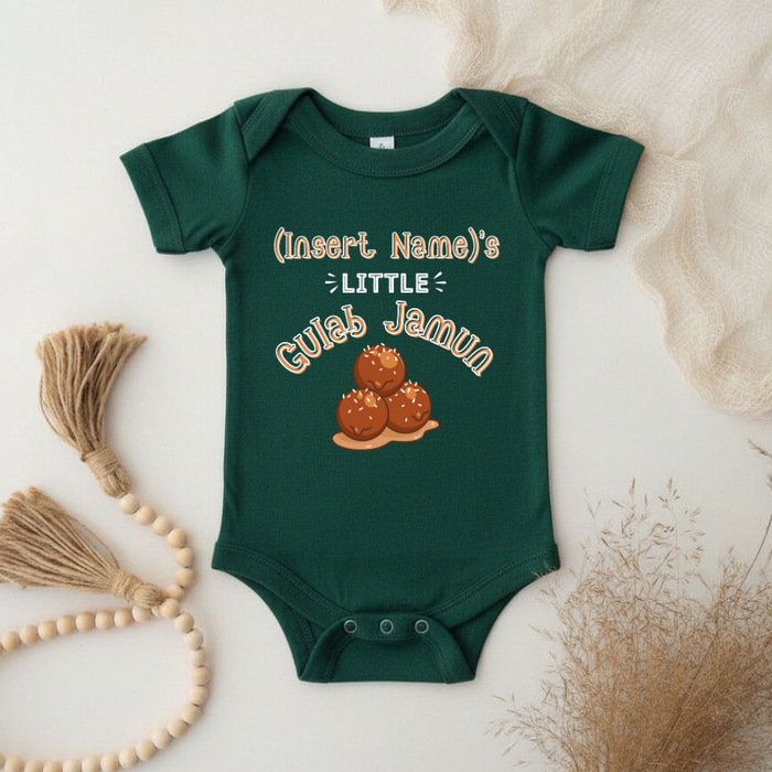 Personalized Little Gulab Jamun Onesie