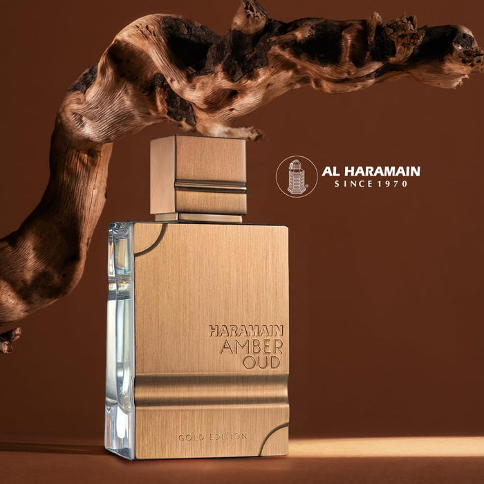 Al Haramain Amber Oud Gold Edition - 2oz | Arabian Perfume for Women and Men Unisex | Long Lasting Amber | Gift for muslims | Islamic Gift | Ramadan Eid Gift for Muslims