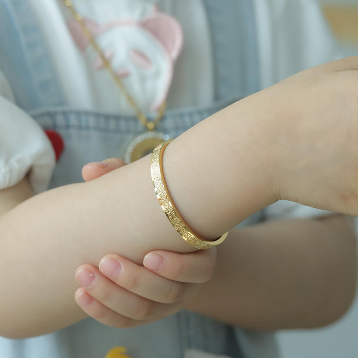 Qitian Islamic Jewelry Gifts for Women Allah Gold Bangles Bracelets Ayatul Kursi Arabic Cuff Bracelet for Women Islam Eid Ramadan Gifts | Gift for Muslims | Islamic Gift | Ramadan Eid Gift for Muslims