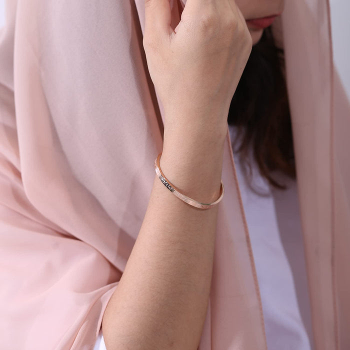 Qitian Islamic Jewelry Gifts for Women Allah Gold Bangles Bracelets Ayatul Kursi Arabic Cuff Bracelet for Women Islam Eid Ramadan Gifts | Gift for Muslims | Islamic Gift | Ramadan Eid Gift for Muslims