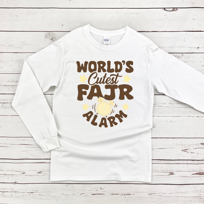 World's Cutest Fajr Alarm Long Sleeve Shirt