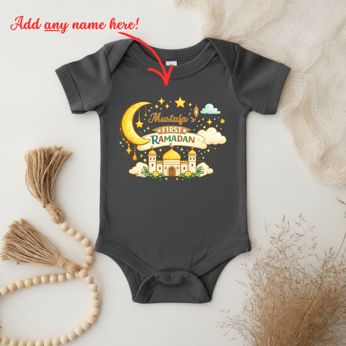 Personalized My First Ramadan Colorful Onesie