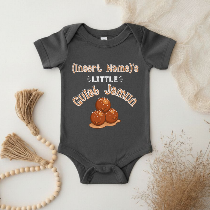 Personalized Little Gulab Jamun Onesie