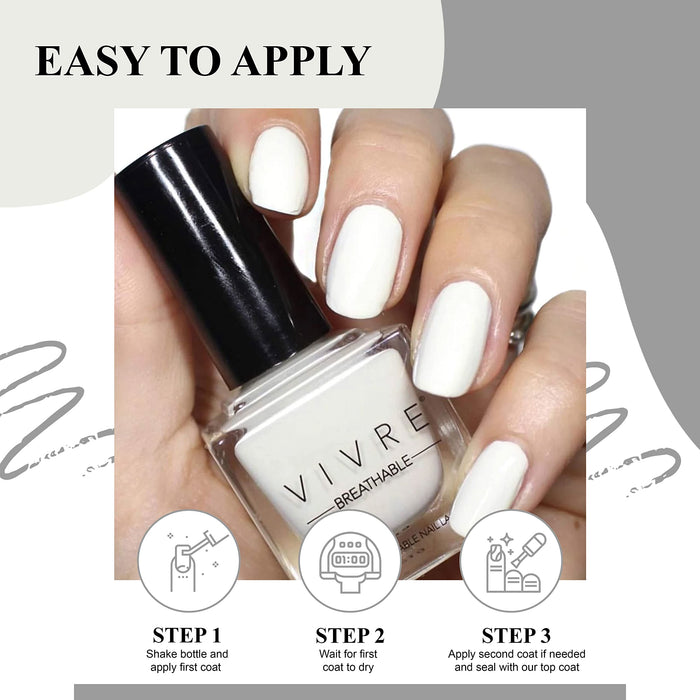 Halal Cosmetic Nail Polish | Quick Dry and Shiny | Certified Halal, Vegan and Non Toxic | Long Lasting | Breathable and Water Permeable | Gift for Muslims | Islamic Gift | Ramadan Eid Gift for Muslims