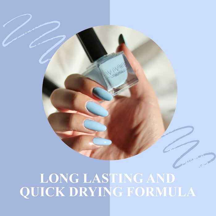 Halal Cosmetic Nail Polish | Quick Dry and Shiny | Certified Halal, Vegan and Non Toxic | Long Lasting | Breathable and Water Permeable | Gift for Muslims | Islamic Gift | Ramadan Eid Gift for Muslims