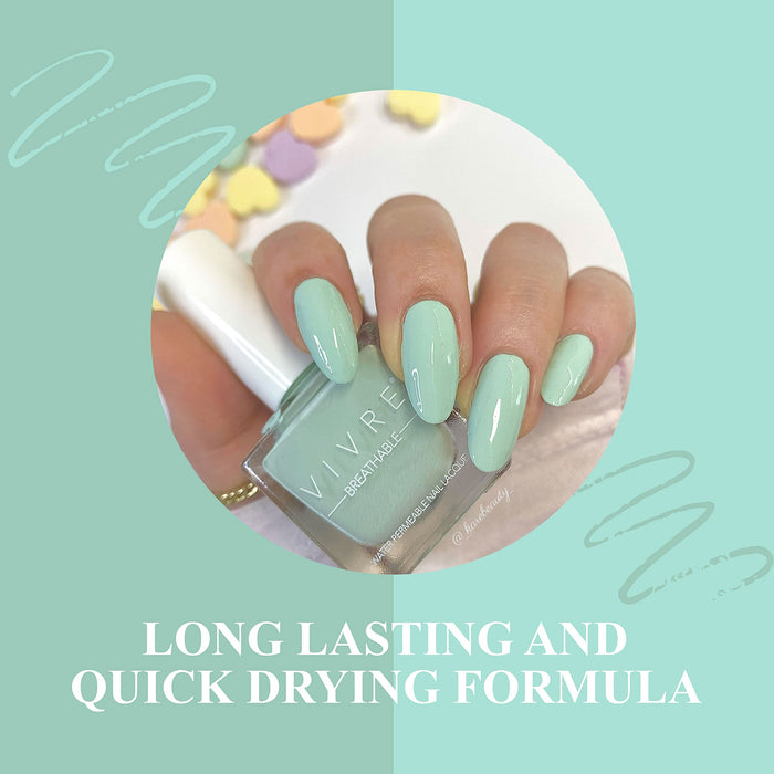 Halal Cosmetic Nail Polish | Quick Dry and Shiny | Certified Halal, Vegan and Non Toxic | Long Lasting | Breathable and Water Permeable | Gift for Muslims | Islamic Gift | Ramadan Eid Gift for Muslims