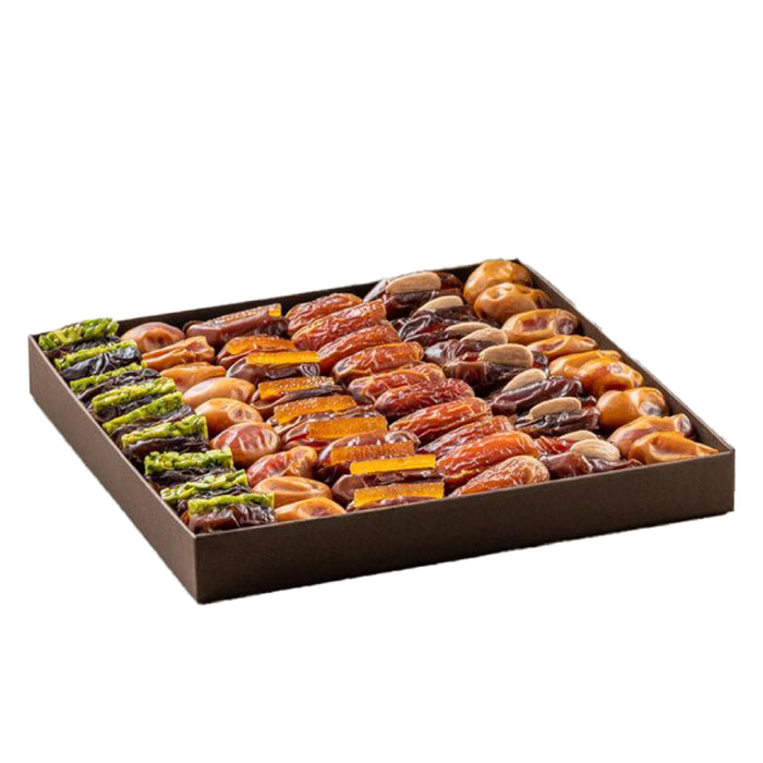 Bateel Napura Brown Gift Set | Premium Filled Dates | Luxury Stuffed Organic Dates with Pistachios & Nuts | Elegant Sustainable Brown Box | Gift for Muslims | Islamic Gift | Ramadan Eid Gift for Muslims